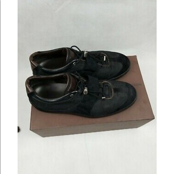 RARE 2006🏵 Louis Vuitton Chrono Black Sneakers 🏵 - Picture 7 of 8